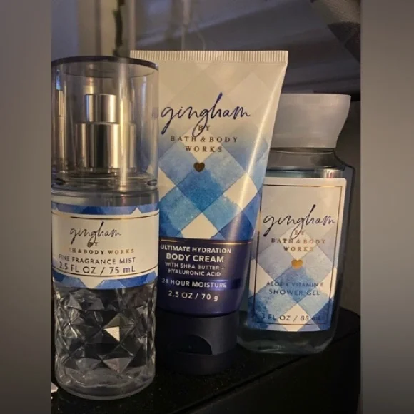 SOLD 🆕BBW- Gingham Travel Set 🆕 2.5oz & 3oz - Picture 2 of 2